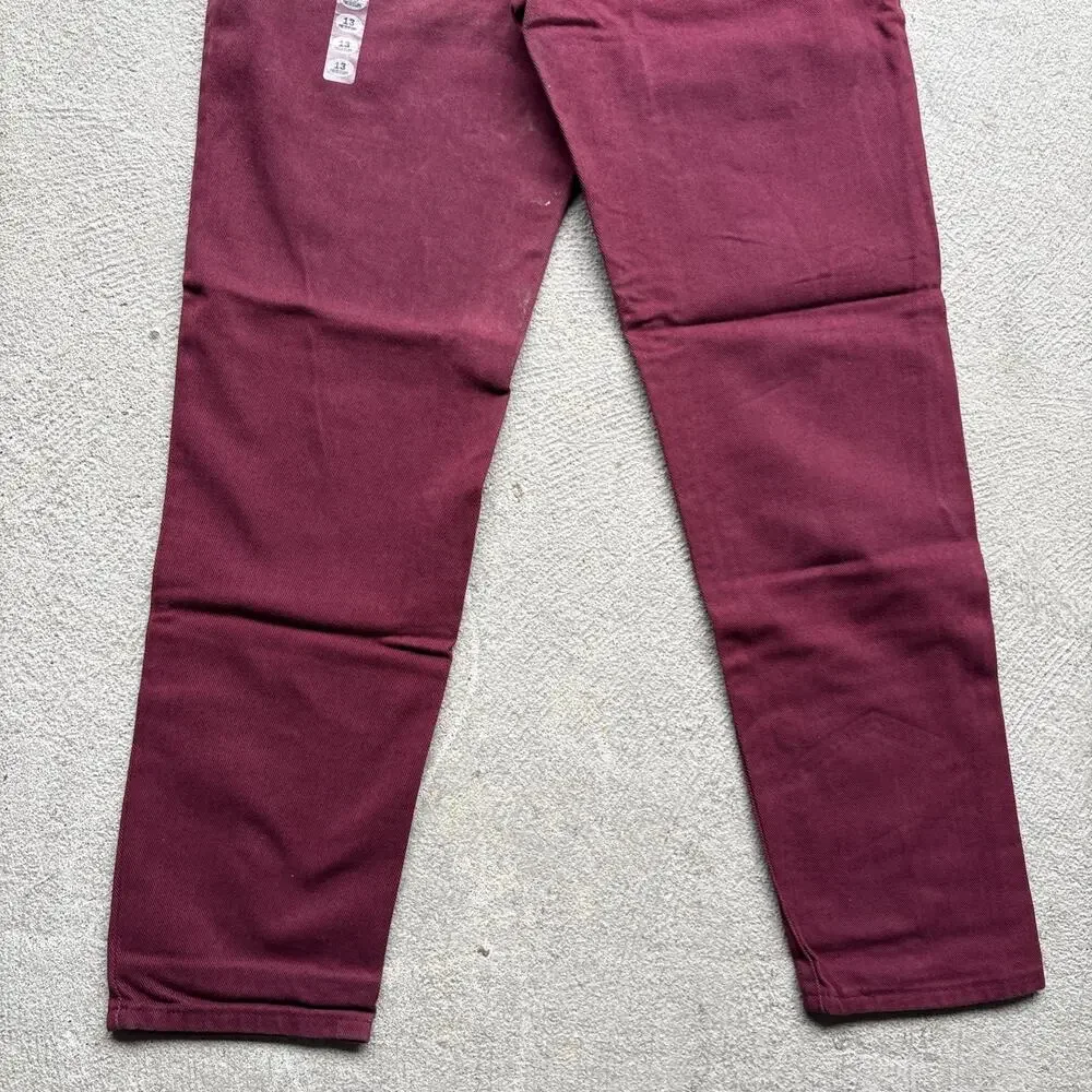Deadstock Vintage Denim Lee Junior 300 Relaxed Fit Tapered Leg 13 Overdyed Jeans